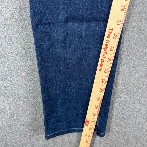 7 For All Mankind Kimmie Straight Leg Jeans Dark Wash Womens Size 28 - Picture 8 of 15